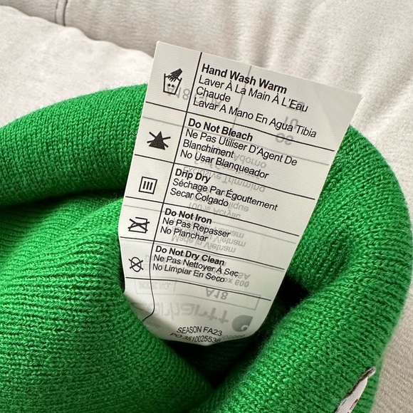 NWT Carhartt Men's Knit Cuffed Beanie Green - Picture 4 of 7